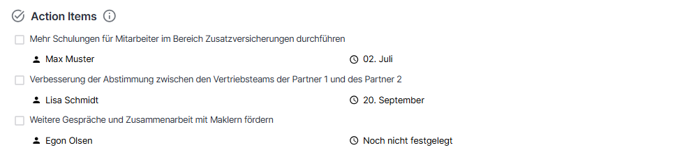 To-Dos von der KI erstellt. 